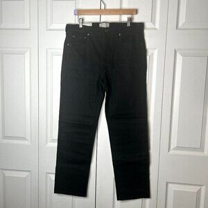 Everlane The Straight Fit Black Denim Low Stretch Jeans Men's Size 32 x 30 NWT